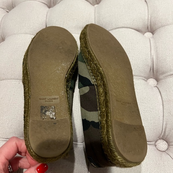 Saint Laurent Signature camo espadrille - Picture 5 of 5